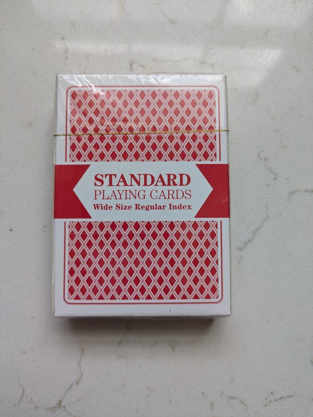 Playing Cards Wide Size 2.5 In. X 3.5 In. New In Package.